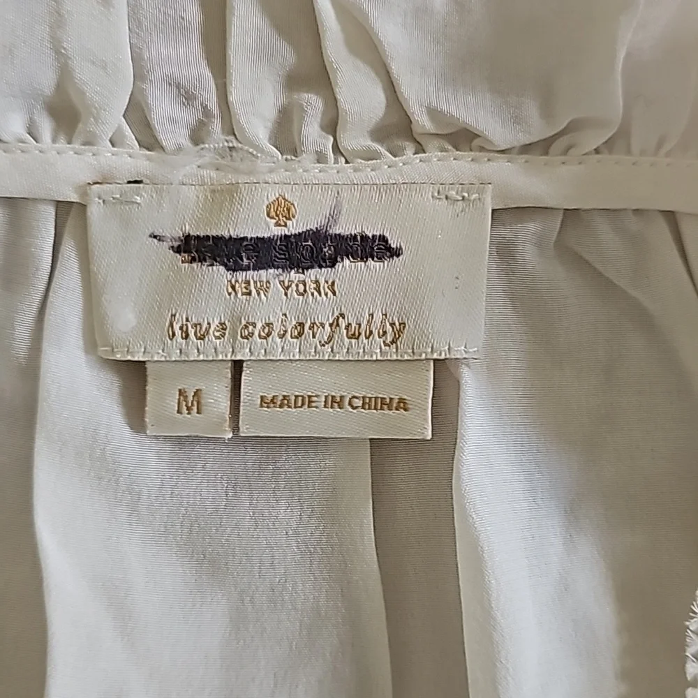 Kate spade raffle silk blouse